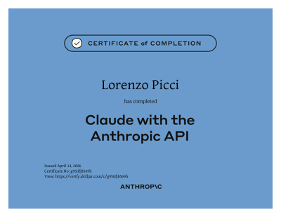 Building with Claude API certificate preview
